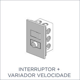 Interruptor + Variador Velocidade