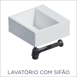 Lavatório com Sifão